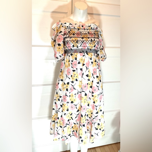 🛑🛑🛑KATE SPADE TIERED FLORAL DRESS - Picture 3 of 11